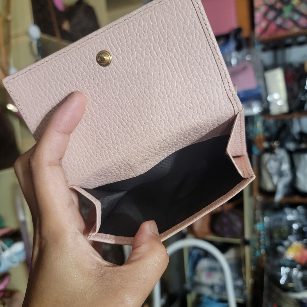 Sale🎉 RARE Authentic Gucci leather marmont french Compact wallet - Picture 11 of 17